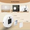 USB Rechargeable LED Motion Sensor Light for Kitchen, Wardrobe, Stairs, and Display; Three-Color Options with Magnetic Mount.