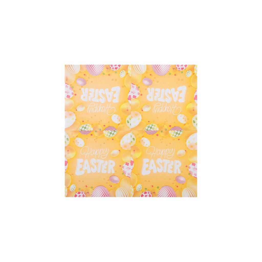 Happy Easter Printed Napkins  Paper Towels Commercial Disposable Easter Party Decorations