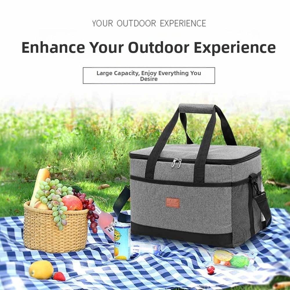 Leak-proof Insulated Lunch Bag Collapsible Picnic Cooler Bag Durable Food Thermo Bag  Work Office