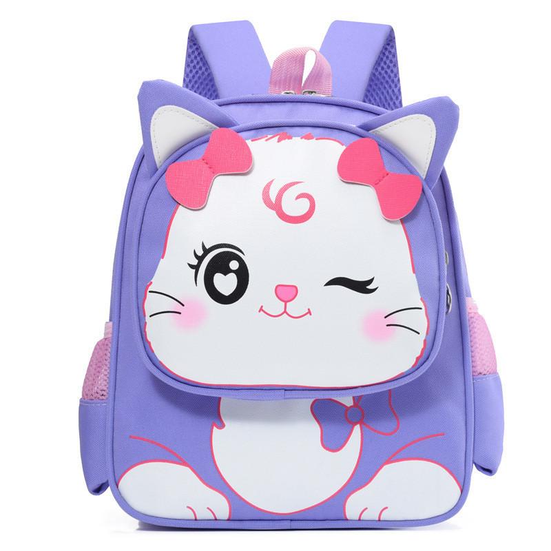 Trendy Lightweight Oxford Cloth Toddler Backpack For Preschool Kids 3-6 Years