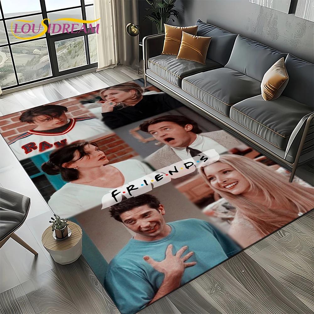 Koberec kobereček Central Perk přátelé TV seriál pro obývací pokoj ložnici domov dekorace pohovky, koberec do dětského koutku protiskluzová podložka na podlahu dárek