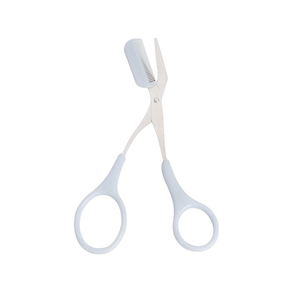 1/2Pcs Eyebrow Trimming Knife Eyebrow Face Razor for Women Eyebrow Scissors with Comb Brow Trimmer Scraper Beauty Scissors Tools