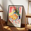 French Croissant Canvas Painting Prints Vintage Food Wall Art Posters Housewarming Pictures for Modern Kitchen Home Decoration