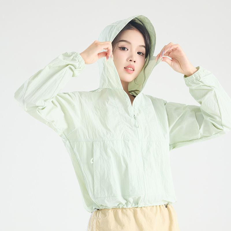 1011 New Sunscreen Clothes Women's UV Protection Loose Thin Huge Good-looking Coat Men's and Women's Sunscreen Tops