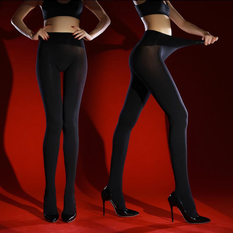 Women's Stockings Leggings Shaping Bottom Deep Crotch Seamless Pantyhose Autumn Winter 12 Lycra Long Lohns Sockings