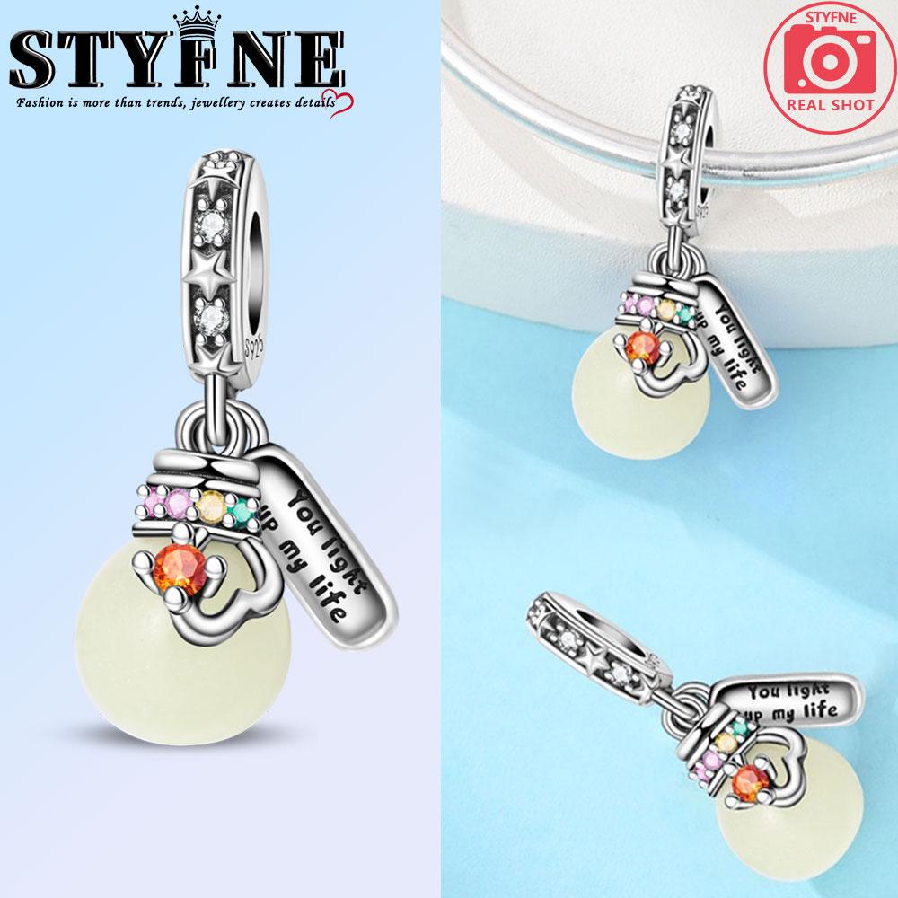 Princess Style Copper Color Wishing Bottle Birthday Present Charms Beads Fit Original Bracelets Necklace Fine Diy Jewelry