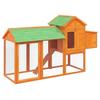 VidaXL Brown Chicken Coop 193x65x117 Cm Solid Pine Wood 172232
