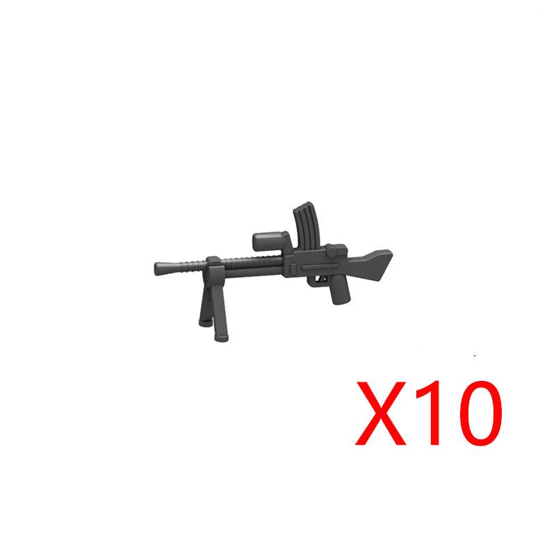 Military Building Blocks Accessories Soldier Figures Weapons Box Rifle Submachine Gun AKM Shield Mini Brick Toy K003 Gift