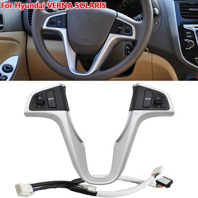 NEW Steering Wheel Button For Hyundai Verna Solaris 2011-2016 Steering Wheel Audio Volume Music Control Car Switch