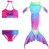 Costume da bagno da bambina sirena costume a coda di sirena costume da sirena bikini costume da bagno donna