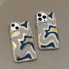 Simple line mirror for iPhone17promax mobile phone case 16/15 electroplating 13 Apple 14