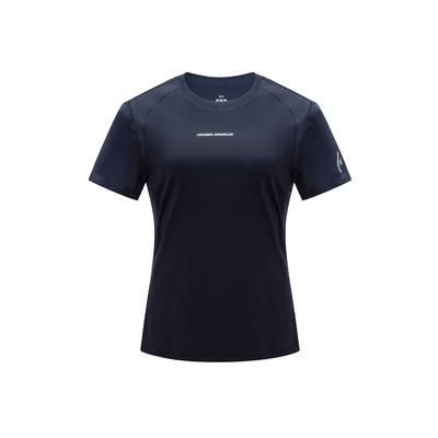 Ultraviolet Protection Quick-Dry Lightweight Moisture-Wicking Crew Neck Short Sleeve T-Shirt Women Tops Deep-Sea-Blue 15225117-0108