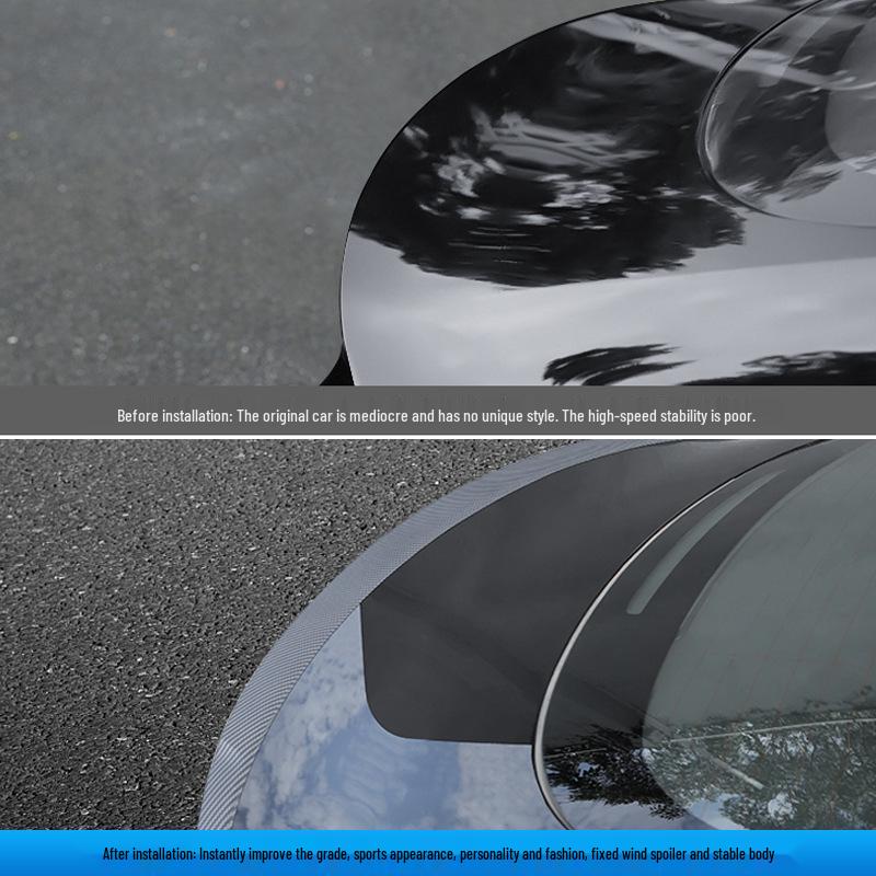 Tesla Model 3 & Y Carbon Fiber Rear Spoiler Upgrade