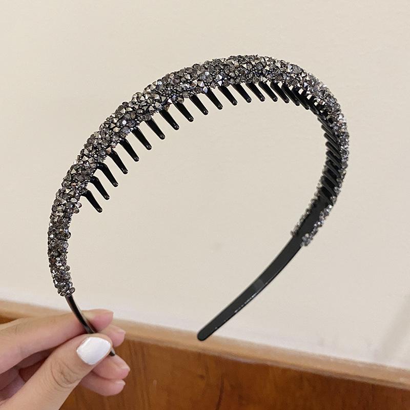 Diamant-Stirnband für kurzes Haar & Pony - 2023 Rutschfeste Haarspange für Frauen