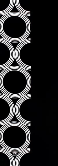 

Dyeing Anbo Hand Towel Ring Authentic Dyed Cotton Tokuoka Made in Japan 35cm x 100cm Half Black 100%