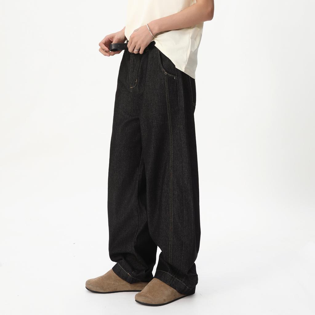 | American retro cutting, washed old three-dimensional silhouette, classic original cow jeans
