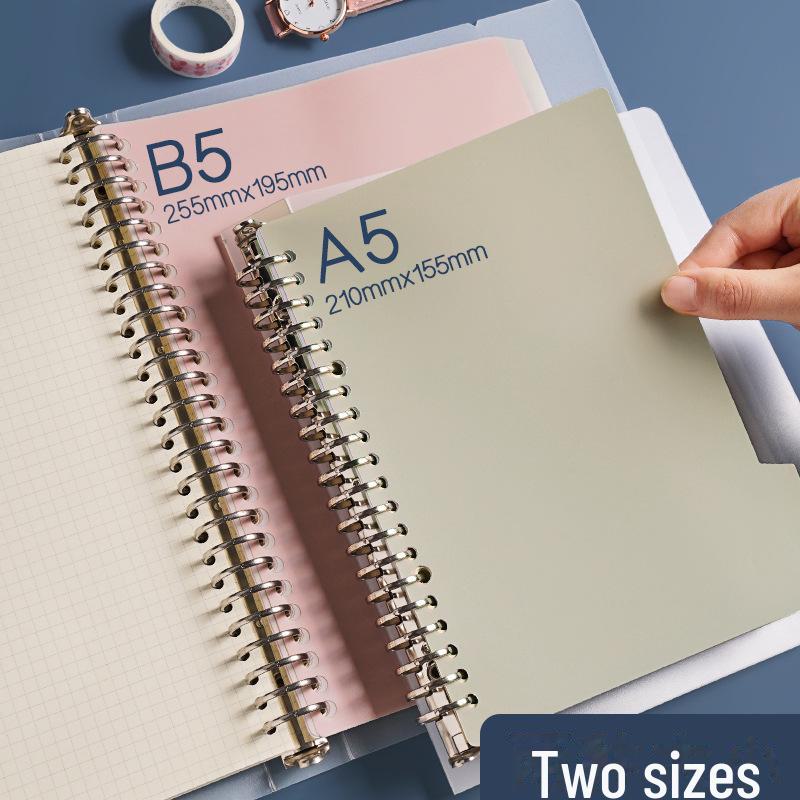 Macaron Color A5/B5 Loose-Leaf Paper with 20/26 Hole Separator