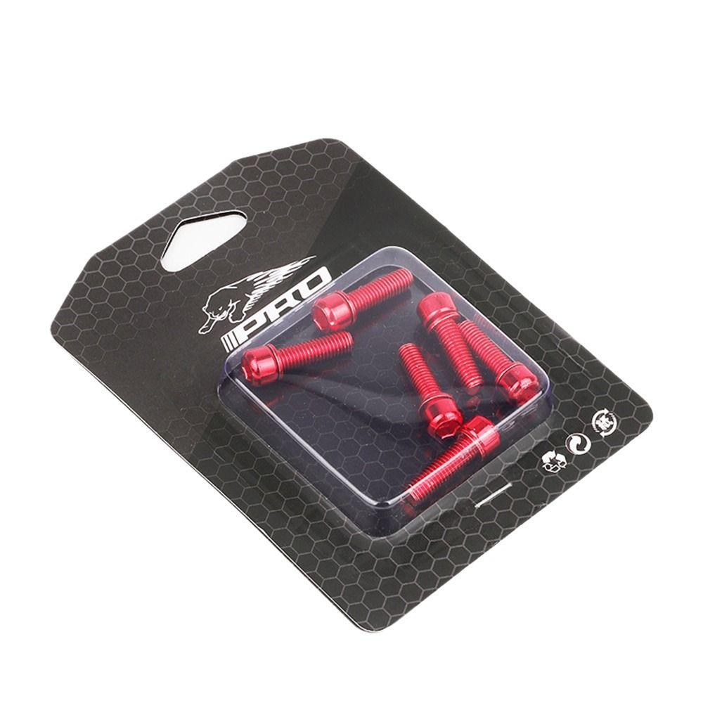 

Велосипедный вынос для горного велосипеда для езды на открытом воздухе с фиксирующими болтами штока шайбы, винты для велосипедного выноса, велосипедные детали, фиксирующий болт красный