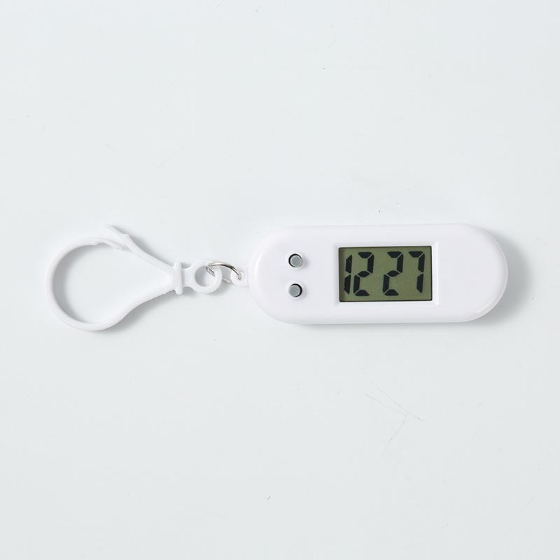 Mini Digital LCD Macaron Clock Keychain - Exquisite Backpack Charm Gift