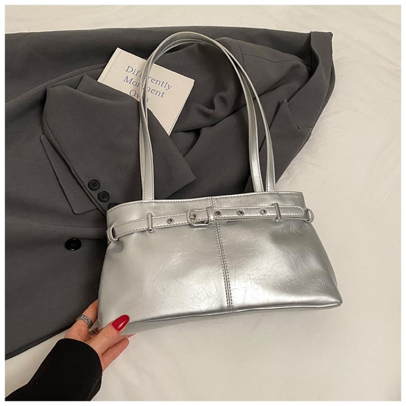 Spring and summer small bag women's new high-end shoulder armpit bag fashionable portable work tote bag