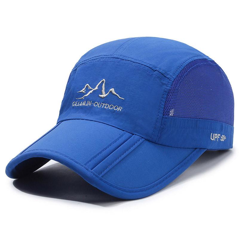 Polyester Breathable Baseball Cap With Sun Protection For Outdoor Sports And Casual Wear