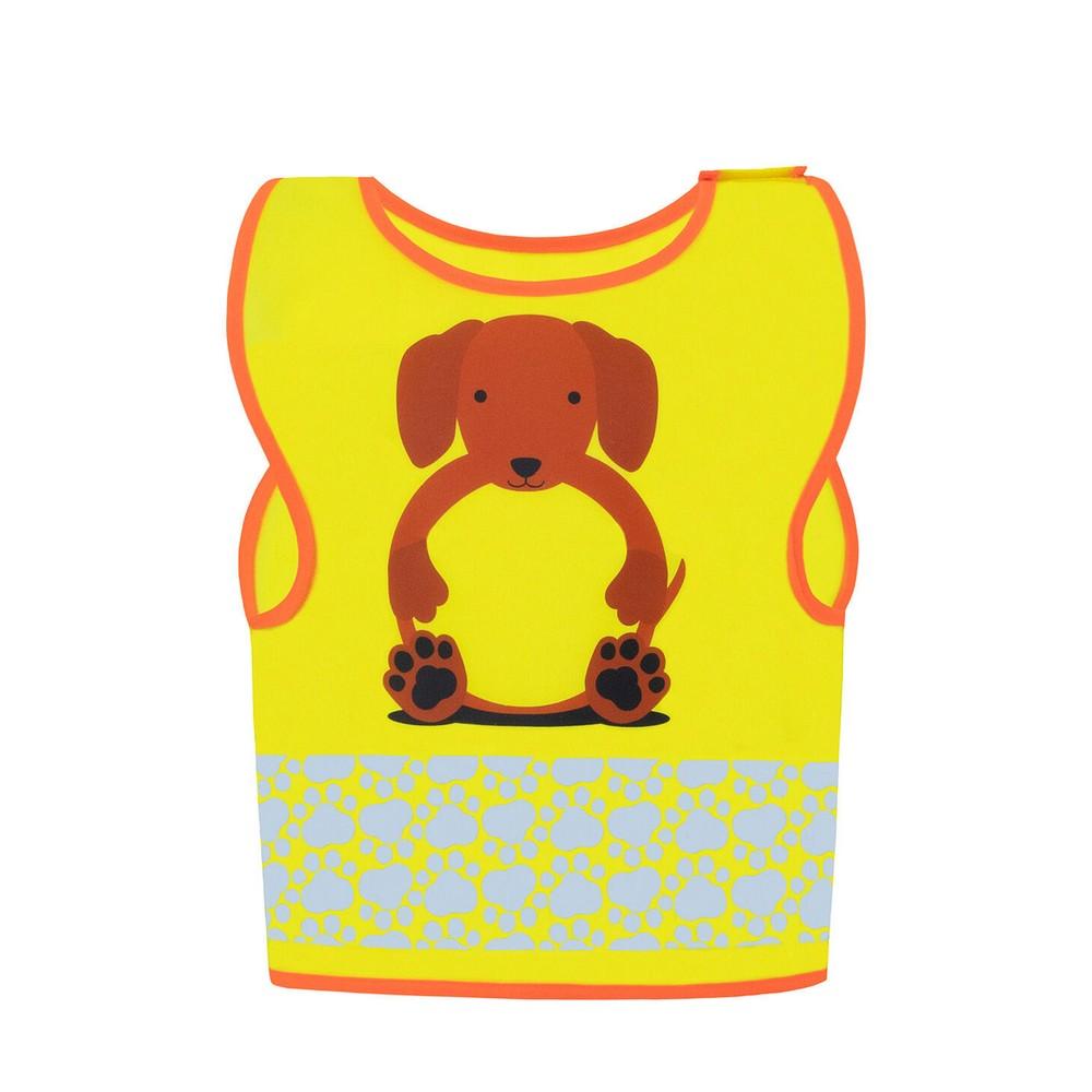 Korntex Childrens/Kids Funtastic Wildlife Dog Hi-Vis Vest