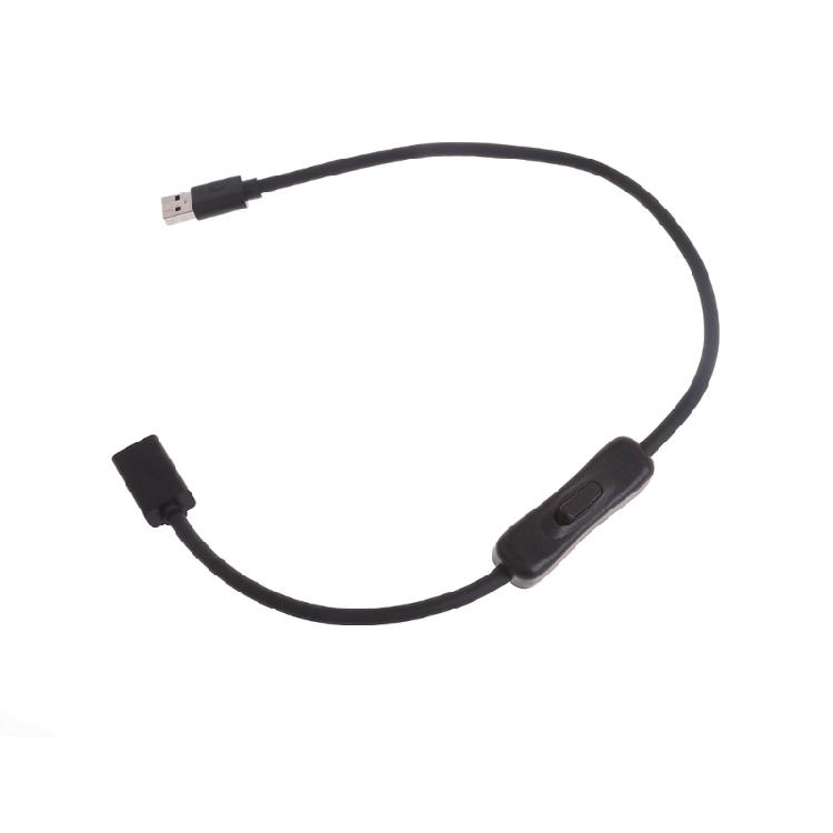 Data Line USB3.0 Extender Cord USB Extension Cable Wire with ON OFF Switches