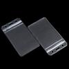 10Pcs Vertical Transparent Vinyl Plastic Clear Id Card Badge Holder