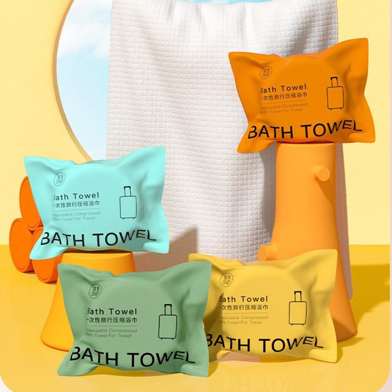Disposable large size compressed bath towel thickened disposable travel hotel convenient face towel