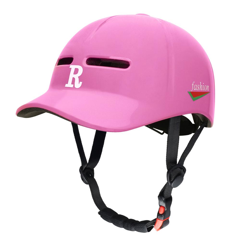 Integrated forming cap bicycle riding commuter four seasons electric battery bicycle helmet skateboard roller skating baseball