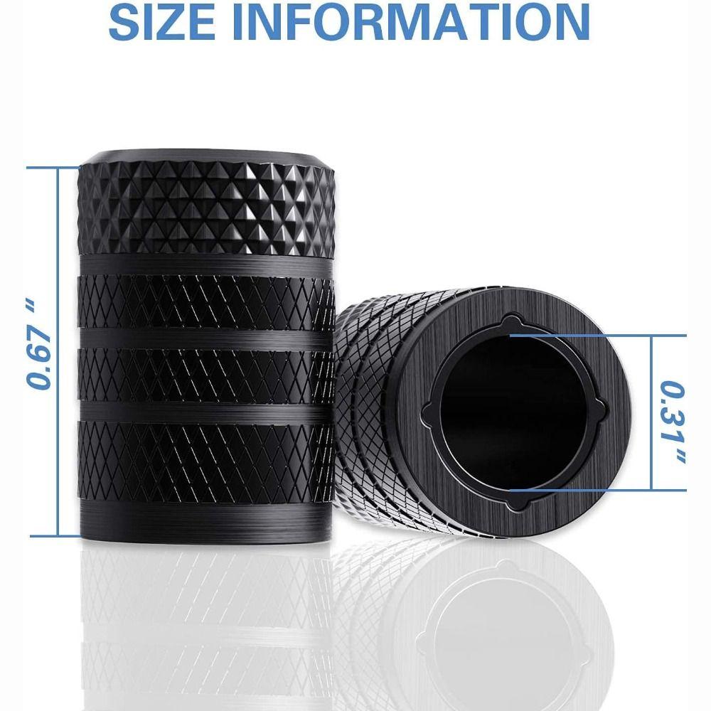 Tires Accessories Aluminum Tire Valve Cap Universal Corrosion Resistant Stem Covers Multiple Colors Valve Stems Caps Bikes Valve Stems 1