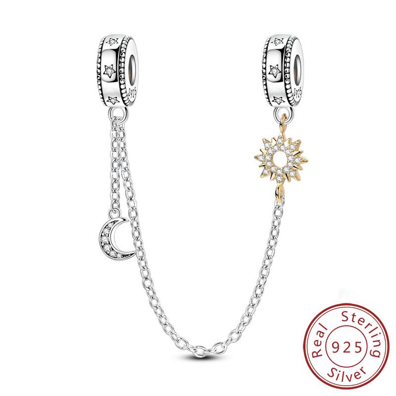 Original Charms Beads Copper Golden Bow Leopard Cat Dog Sunflower Beads Fit Pendant Bracelet Women Jewelry Gift