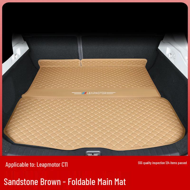 Compatible Leapmotor C11 Trunk Mat - Surround Design, Wear-Resistant, Fits 26 Models