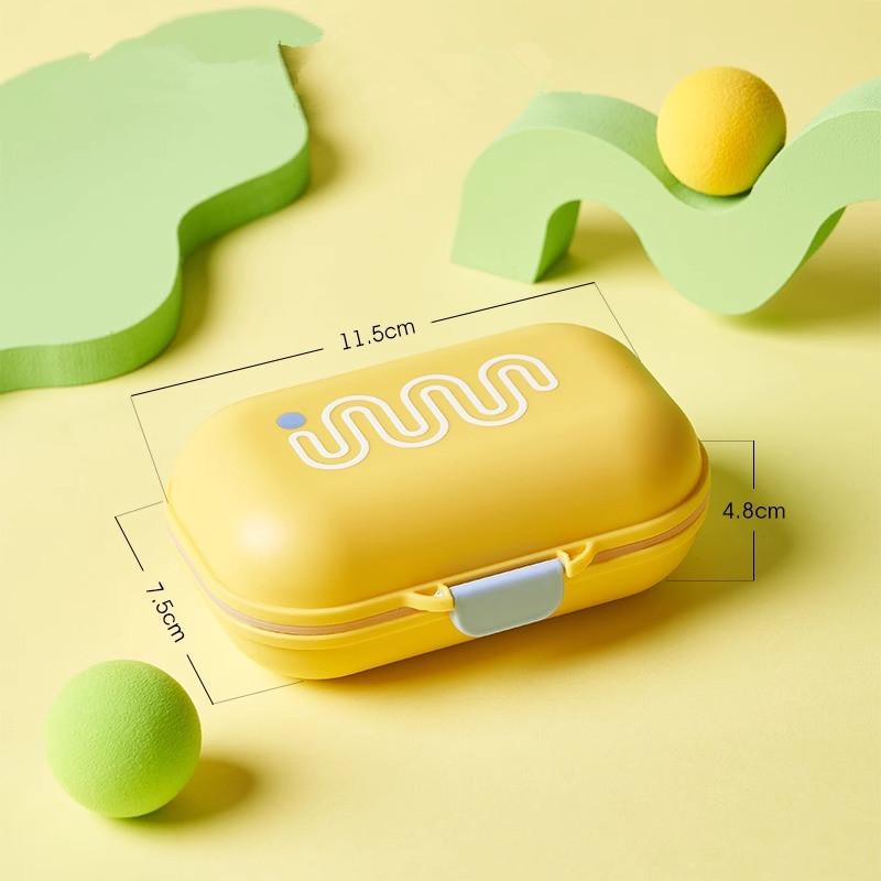 

Bar Soap Holder Travel Case Sealed Travel Soap Holder Shampoo Bar Containers Leak-Proof Travel Soap Container For Camping жёлтый