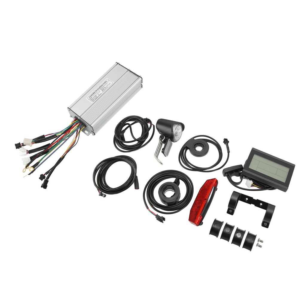 Electric Bike Conversion Kit LCD3 Meter 30A Sine Waving Control System for 48V 1000W Motor