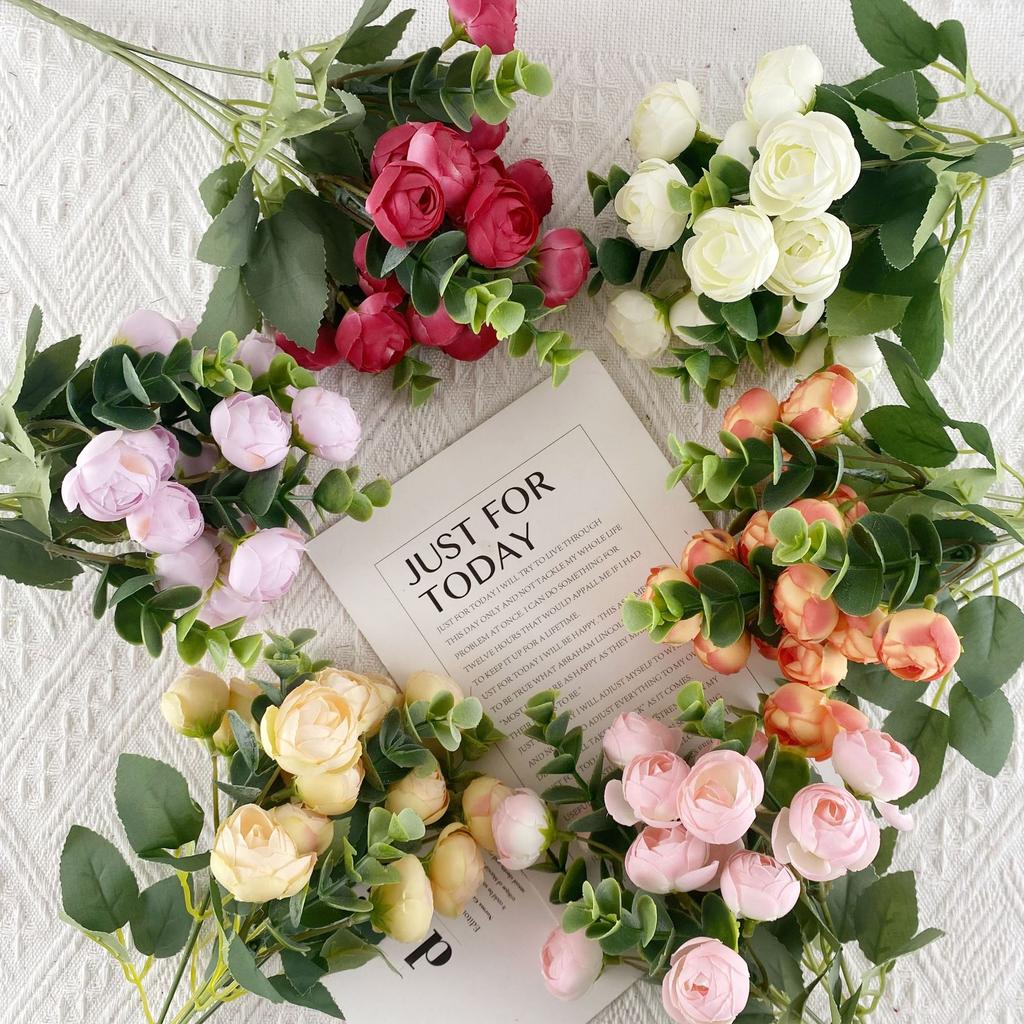 Direct Sales Of 15 Small Linglong Small Tea Bags, Simulated Flowers, Home Decoration, Wedding Photography, Camping Decoration