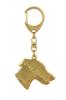 Greyhound, English Greyhound - Gilded Key Ring with Dog In Gift Box, Handbag Decoration, Luxury Accessory by Art-Dog Brand