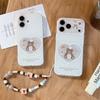 Cartoon Bear Heart Double-Layer Anti-Fall Phone Case for iPhone 14/13 & Apple PROMAX 17/16/15.