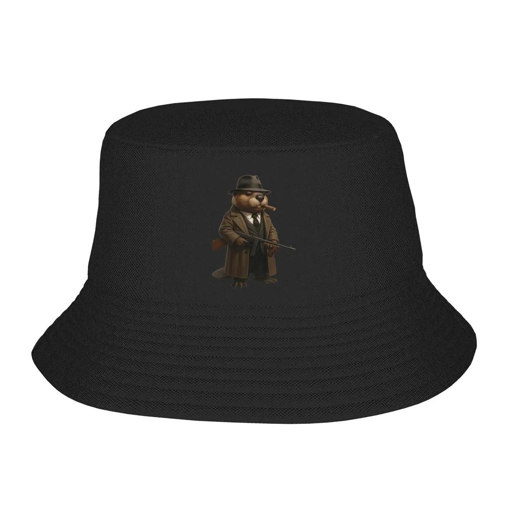 Bucket Hat Brr Brr Patapim Italian Brainrot Meme Panama Hats Unisex Women Cotton Fisherman Caps Reversible Fisherman Hats Winter