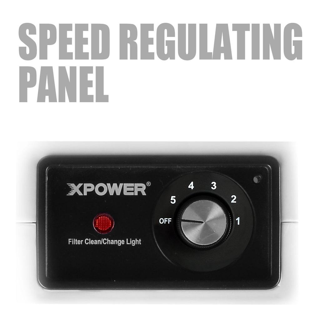 Luftrenare XPOWER Professionell Luftrenare Luftrenare 4-lagers HEPA-filtrering X-3780