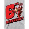 Marvel Childrens/Kids Iron Man 6th Birthday Hoodie