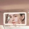 AUSTYLCO Auto Schminkspiegel Sonnenblende LED Rückspiegel Universeller Auto Innenraum Spiegel Beleuchtung Smart Touch Wiederaufladbar Einfache Installation 3-Farben