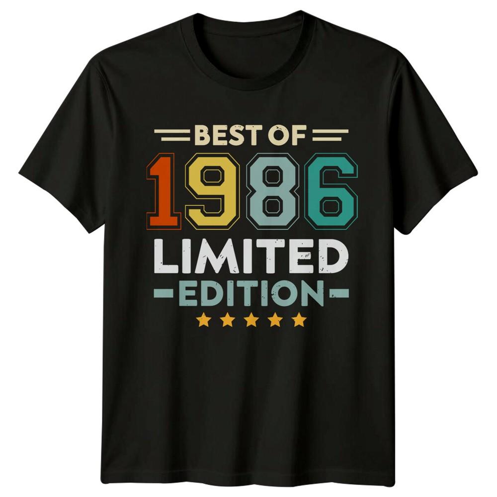Best Of 1986 Limited Edition Unisexs TShirt 40th Birthday Gift Vintage Tee