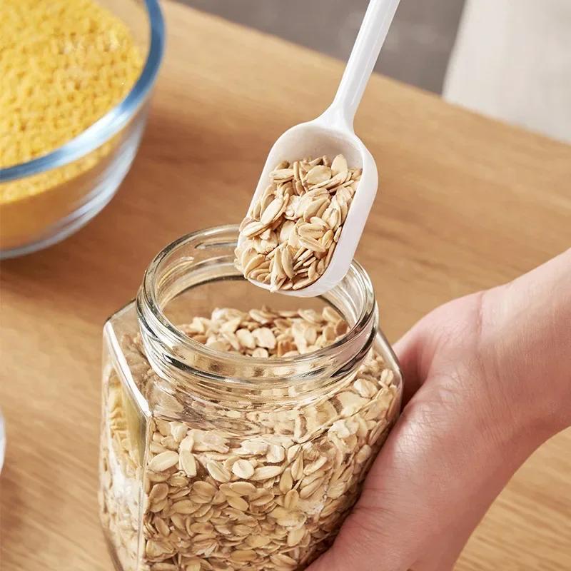 2ks/sada Odolné odměrky na kávu Odolné proti korozi 4 styly odměrky s kulatými rohy Lžičky na cukr