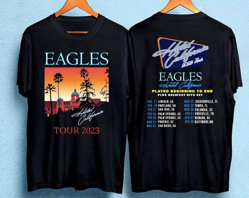 The Eagles Hotel California Tour 2023 Shirt S