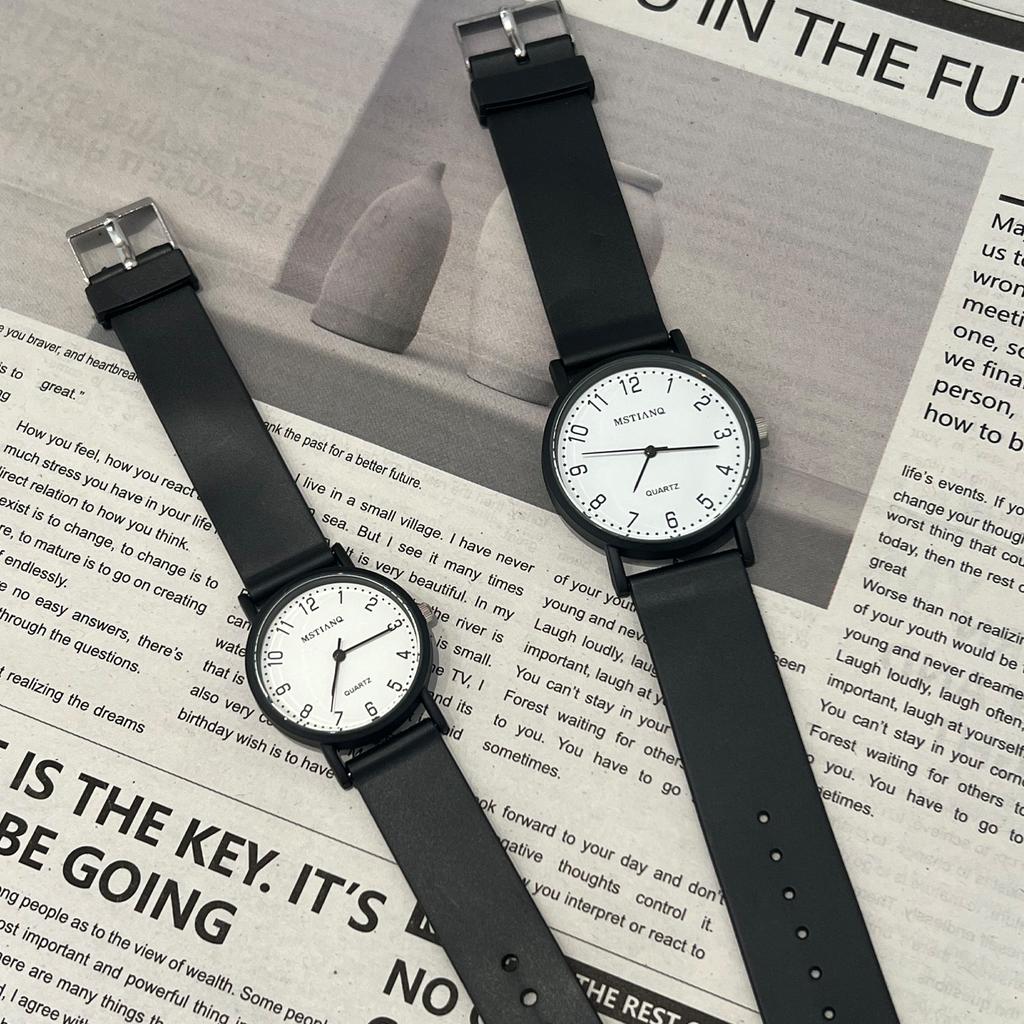 Examination Watch Male And Female Students Mori College Style Fashionable And Versatile Simple Large Dial Hands Quartz Watch