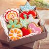 Set of 12 Stainless Steel Cookie Cutters - Round, Heart, Star, Flower, DIY Moulds - Large, Medium, and Small - Perfect for Baking, Confectionery, Birt