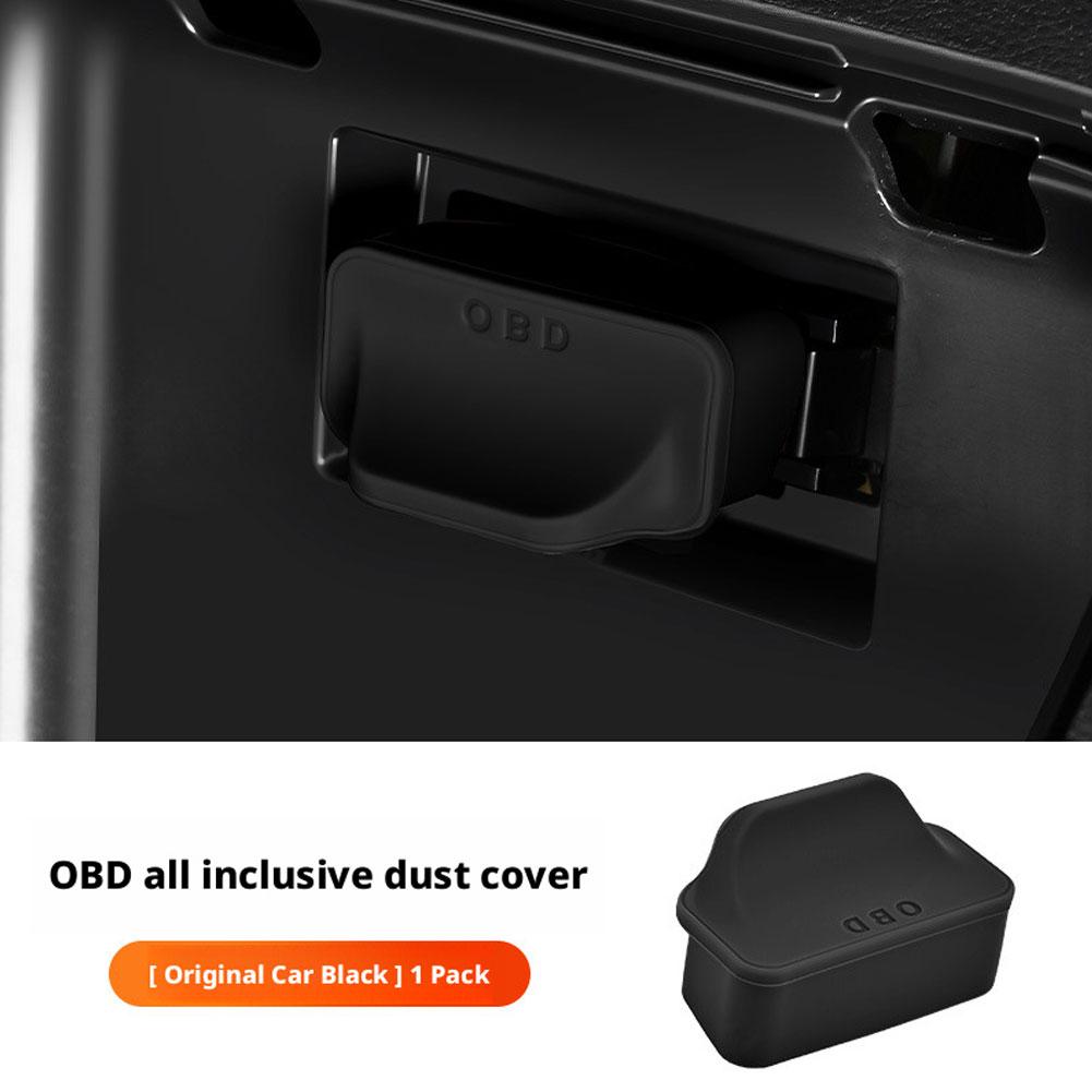 

OBD Port Protector Silicone Cover Universal Car Diagnostic Socket Dust Cap Auto Interior Accessories Styling Trim