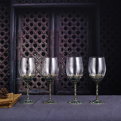 Crystal Glass Red Wine Glass Wine Dispenser Goblet Wine Glass Set Gift Box Gift Flagon Champagne Glasses Cocktail Glasses Gift