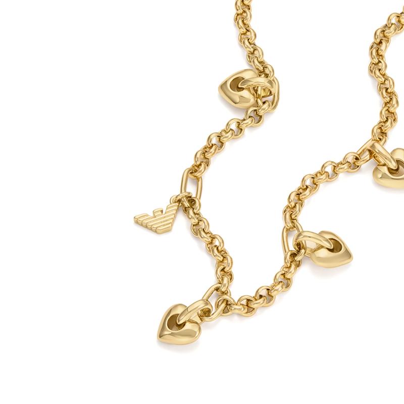 Emporio Armani Love Series Heart Sweet Girl Necklace Women necklace Gold EGS3267710